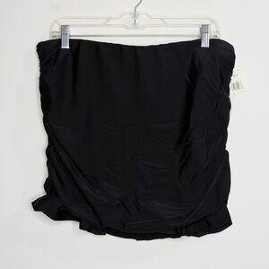 ✨3/$15 NWT Raisins Curve black skirt bikini bottom 16W